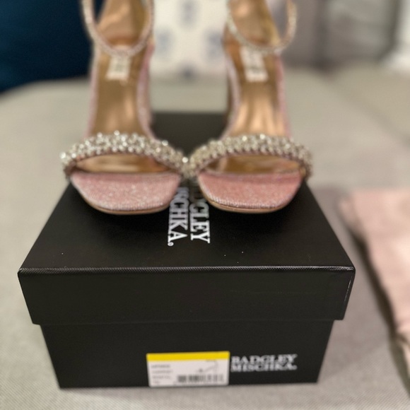 Badgley Mischka MP5802 | Harriet Open Toe Block Heel - Picture 11 of 11